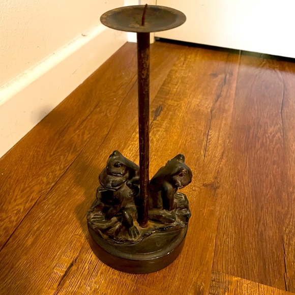 Vintage Hand Made Candle Holder